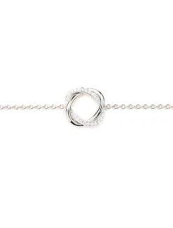 18 Carat Gold Bracelet, White Gold, Diamonds, Tresse Collection -Mode Bijouterie Magasin Bracelet tresse OB DTS 651110 PM 1 master