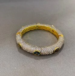 Bochic “Capri” London Topaz & White Zircon Bangle Set In 22k Gold & Silver -Mode Bijouterie Magasin CF1C3A58 7304 40AD A30D A431694E2DB3 master