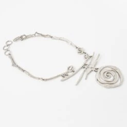 Christian Lacroix Brutalist Silvered Jeweled Choker Necklace 21 Christian Lacroix Brutalist Silvered Jeweled Choker Necklace -Mode Bijouterie Magasin CHRISTIAN LACROIX NECKLACE COL332 7 master