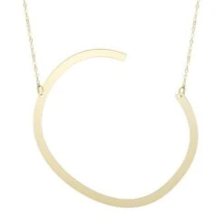 Alberto 14k Yellow Gold Extra Large Initial Necklace -Mode Bijouterie Magasin C 48f67a22 2ce5 4450 8a87 297bc7a3d0cc master