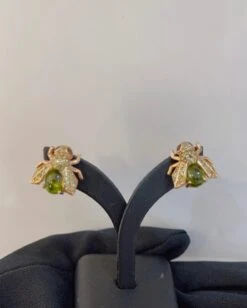 “Orient” Green Tourmaline & Tsavorite Earrings Set In 22k Gold & Silver -Mode Bijouterie Magasin DA371EDB ED3B 46AA B80E 37DD461B4A7E master
