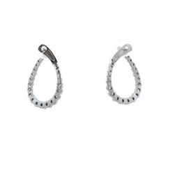 Round Diamonds 2.55 Carat Set In 14K White Gold Lever Back Earrings 15 Round Diamonds 2.55 Carat Set In 14K White Gold Lever Back Earrings -Mode Bijouterie Magasin DE0199 6 master