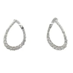 Round Diamonds 2.55 Carat Set In 14K White Gold Lever Back Earrings 17 Round Diamonds 2.55 Carat Set In 14K White Gold Lever Back Earrings -Mode Bijouterie Magasin DE0199 8 master