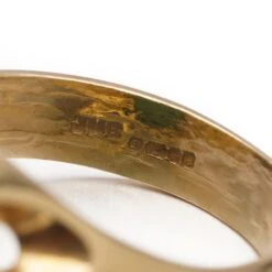 Unknown 18kt. Yellow Gold Dome 7.50 Ct. Cabochon Emerald Ring -Mode Bijouterie Magasin DSC00679 master