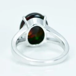 Natural 4.80 Carat Black Opal Ring 12 Natural 4.80 Carat Black Opal Ring -Mode Bijouterie Magasin DSC0110 edited master