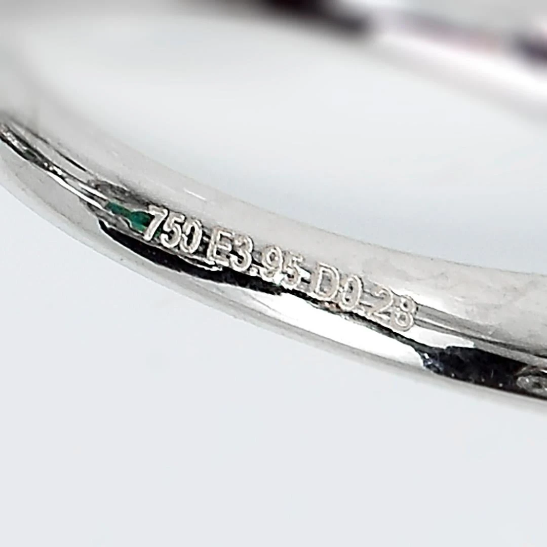 IGI 18K 3.95 Carat Natural Emerald&Diamonds Antique Art Deco Engagement Ring 11 IGI 18K 3.95 Carat Natural Emerald&Diamonds Antique Art Deco Engagement Ring – Image 9