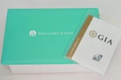 Unknown Brilliant Earth Diamond 14 Karat Rose Gold Engagement Ring W GIA Cert Box Papers 23 Unknown Brilliant Earth Diamond 14 Karat Rose Gold Engagement Ring W GIA Cert Box Papers -Mode Bijouterie Magasin DSC 0113 master