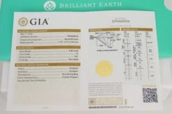 Unknown Brilliant Earth Diamond 14 Karat Rose Gold Engagement Ring W GIA Cert Box Papers 25 Unknown Brilliant Earth Diamond 14 Karat Rose Gold Engagement Ring W GIA Cert Box Papers -Mode Bijouterie Magasin DSC 0114 master