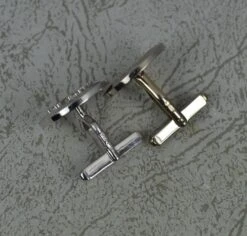 Patek Phillipe Calatrava 18 Carat White Gold Pair Of Cufflinks -Mode Bijouterie Magasin DSC 0926 master