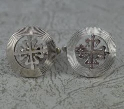 Patek Phillipe Calatrava 18 Carat White Gold Pair Of Cufflinks -Mode Bijouterie Magasin DSC 0931 master