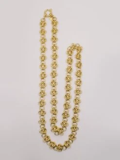 Unknown Massive Byzantine Knitted Necklace In 18 Kt Yellow Gold -Mode Bijouterie Magasin DSC 1686927173287 master