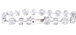 18 Karat White Gold 5.20 Carat Diamond Tennis Bracelet 13 18 Karat White Gold 5.20 Carat Diamond Tennis Bracelet -Mode Bijouterie Magasin DSC 2174 master