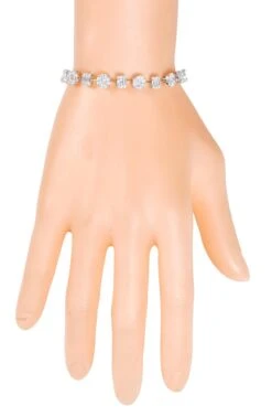 18 Karat White Gold 5.20 Carat Diamond Tennis Bracelet 12 18 Karat White Gold 5.20 Carat Diamond Tennis Bracelet -Mode Bijouterie Magasin DSC 2177 master