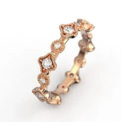 18k Eternity Wedding Diamond Band Made In, Italy 24 18k Eternity Wedding Diamond Band Made In, Italy -Mode Bijouterie Magasin Eternity Diamond Engagement Ring Italy Wed11 10 master