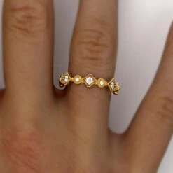 18k Eternity Wedding Diamond Band Made In, Italy 16 18k Eternity Wedding Diamond Band Made In, Italy -Mode Bijouterie Magasin Eternity Diamond Engagement Ring Italy Wed11 5 master