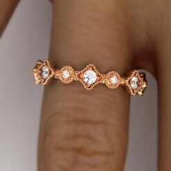 18k Eternity Wedding Diamond Band Made In, Italy 22 18k Eternity Wedding Diamond Band Made In, Italy -Mode Bijouterie Magasin Eternity Diamond Engagement Ring Italy Wed11 7 master