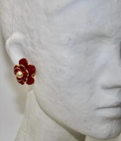 Unknown Pate De Verre Camélia Pearl Clip Earrings -Mode Bijouterie Magasin F6709BF1 4706 4729 B7DC D528F0440D60 master