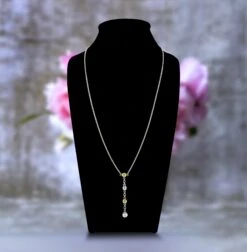 Vitolo 18 Karat Gold Diamond Bezel Necklace -Mode Bijouterie Magasin Flower N 01 copy master