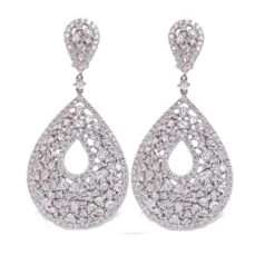 Rosecut Diamonds Earrings -Mode Bijouterie Magasin Front master