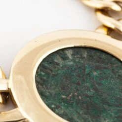 Chimento Ancient Coin 18K Yellow Gold Link Necklace -Mode Bijouterie Magasin G7588 5 master