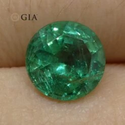 1.5ct Round Emerald GIA Certified Zambian -Mode Bijouterie Magasin GIAE0381 10 master