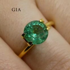 1.5ct Round Emerald GIA Certified Zambian -Mode Bijouterie Magasin GIAE0381 11 master