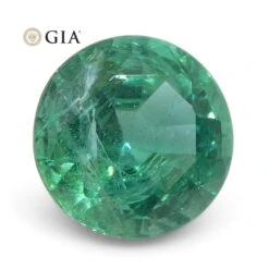 1.5ct Round Emerald GIA Certified Zambian -Mode Bijouterie Magasin GIAE0381 2 master