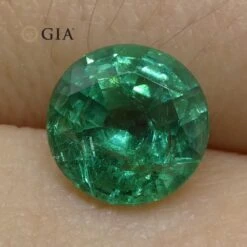 1.5ct Round Emerald GIA Certified Zambian -Mode Bijouterie Magasin GIAE0381 5 master