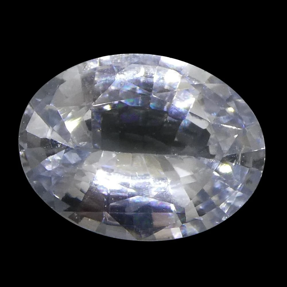 1.58 Carat Oval Icy Light Blue Sapphire GIA Certified Sri Lanka Unheated 10 1.58 Carat Oval Icy Light Blue Sapphire GIA Certified Sri Lanka Unheated – Image 8