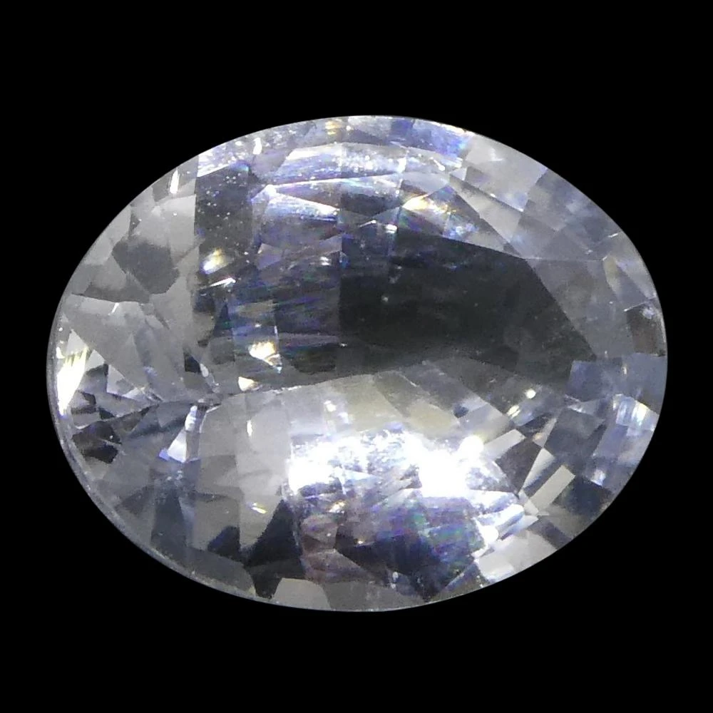 1.58 Carat Oval Icy Light Blue Sapphire GIA Certified Sri Lanka Unheated 9 1.58 Carat Oval Icy Light Blue Sapphire GIA Certified Sri Lanka Unheated – Image 7