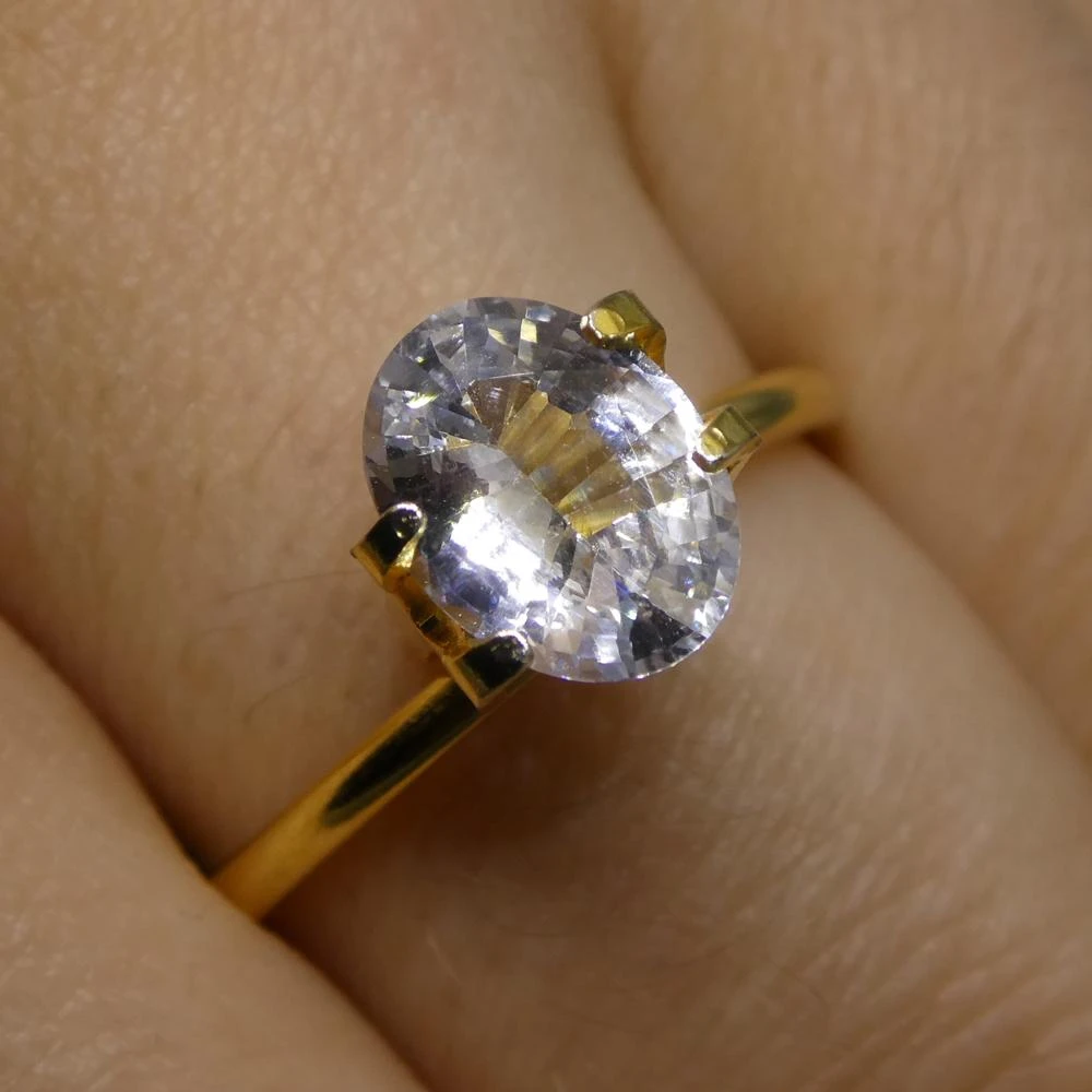 1.58 Carat Oval Icy Light Blue Sapphire GIA Certified Sri Lanka Unheated 22 1.58 Carat Oval Icy Light Blue Sapphire GIA Certified Sri Lanka Unheated – Image 20