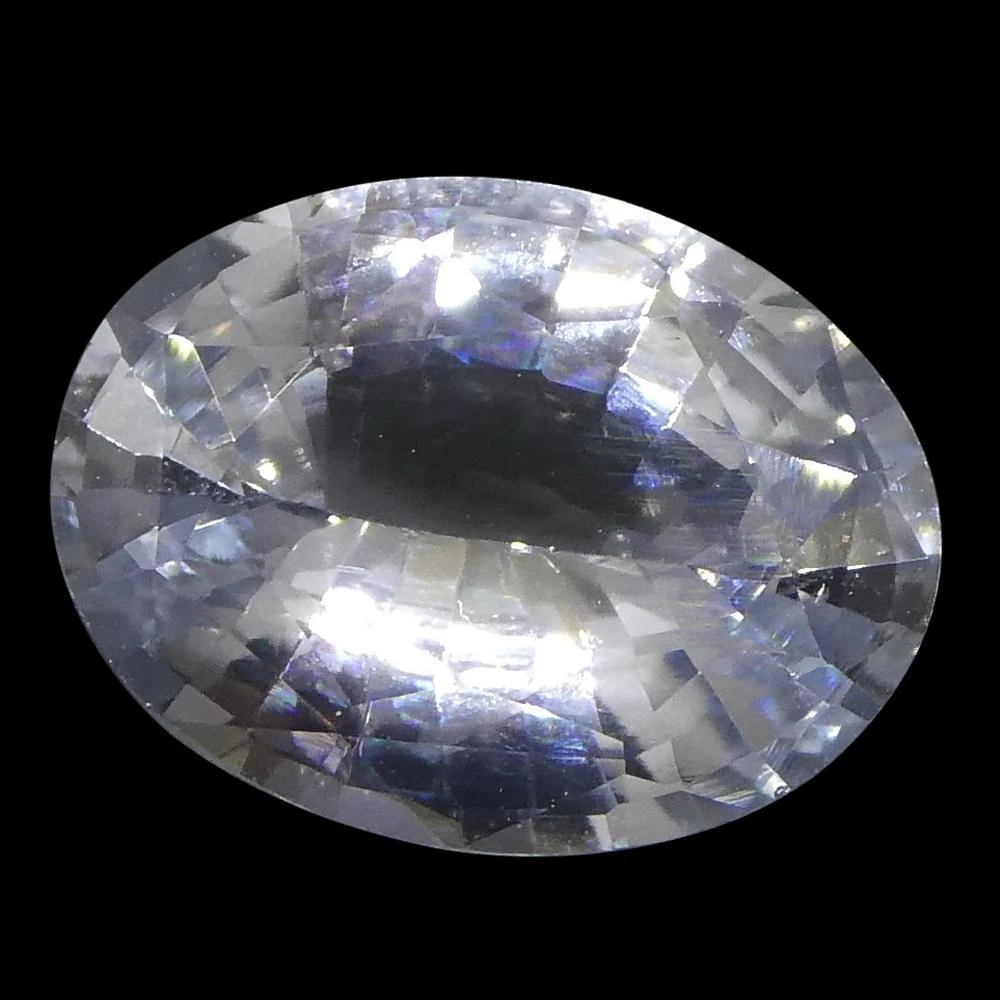1.58 Carat Oval Icy Light Blue Sapphire GIA Certified Sri Lanka Unheated 8 1.58 Carat Oval Icy Light Blue Sapphire GIA Certified Sri Lanka Unheated – Image 6