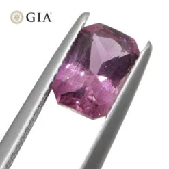 2.15 Carat Octagonal Purplish Pink Sapphire GIA Certified Madagascar -Mode Bijouterie Magasin GIAS2168 2 master