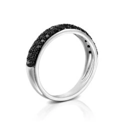 Geraldo Classic Black Diamond Pavé Ring -Mode Bijouterie Magasin GR0298BI 2 master