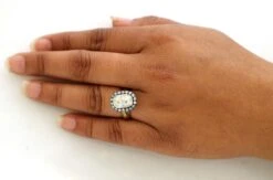 Rose Cut Diamond Victorian Style Ring 12 Rose Cut Diamond Victorian Style Ring -Mode Bijouterie Magasin HM 55444 GP 03 master