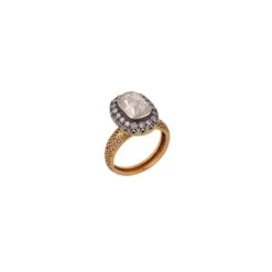 Rose Cut Diamond Victorian Style Ring 11 Rose Cut Diamond Victorian Style Ring -Mode Bijouterie Magasin HM 55444 GP 2 master