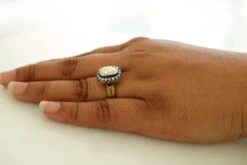 Rose Cut Diamond Victorian Style Ring 13 Rose Cut Diamond Victorian Style Ring -Mode Bijouterie Magasin HM 55444 GP 3 master