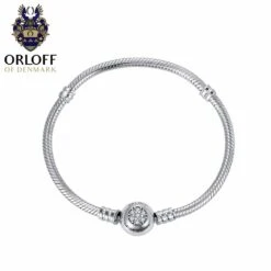 Orloff Of Denmark - 925 Sterling Silver Bracelet - Floral Shape, Cubic Zirconia -Mode Bijouterie Magasin IMG 0815 master