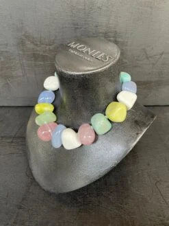 One-of-a-kind Necklace In Mixed Stones From The Danish Brand Monies -Mode Bijouterie Magasin IMG 1289 copy master