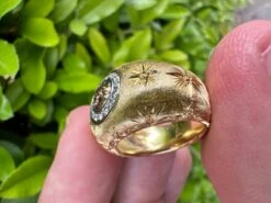 Unknown Champagne Diamond Gold Ring -Mode Bijouterie Magasin IMG 1444 master