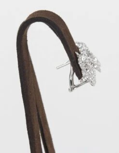 Diamond Gold Flower Earrings 12 Diamond Gold Flower Earrings -Mode Bijouterie Magasin IMG 1538 master