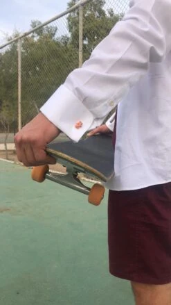 Cufflinks Gummy Bear Unisex Gift Black Rhodium Greek Jewelry -Mode Bijouterie Magasin IMG 1584995265725 master