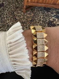 Unknown Estate Diamond And Gold Link Bracelet -Mode Bijouterie Magasin IMG 1683743405300 master