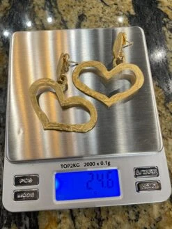 Unknown New 1 Of A Kind, Handmade Heavily 14 - 16k Yellow Gold Plated Designer Earrings -Mode Bijouterie Magasin IMG 1685121952591 master