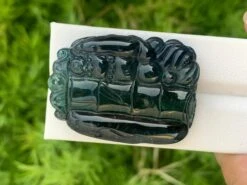 Unknown Amazing Drill Huge 119.05 Carat Natural Tourmaline Carving For Necklace Jewelry -Mode Bijouterie Magasin IMG 1685 master 1