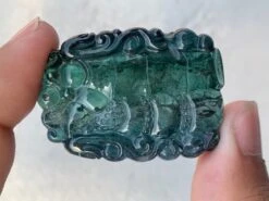 Unknown Amazing Drill Huge 119.05 Carat Natural Tourmaline Carving For Necklace Jewelry -Mode Bijouterie Magasin IMG 1697 master