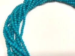 Unknown Necklace Turquoises Fancy Sapphires Clasp Multi-Strand White Gold 18 Karat 12 Unknown Necklace Turquoises Fancy Sapphires Clasp Multi-Strand White Gold 18 Karat -Mode Bijouterie Magasin IMG 1747 master