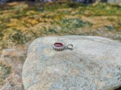 Unknown Ruby With Diamond Pendant Set In 18 Karat White Gold Settings -Mode Bijouterie Magasin IMG 20210604 130457 master