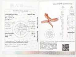 0.40 Carat Natural Pink Diamond Snake Ring -Mode Bijouterie Magasin IMG 20230122 152125 master