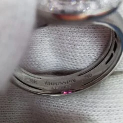 Rhodolite 2.51 Carat Diamonds 18 Karat White Gold Tweed Ring -Mode Bijouterie Magasin IMG 20230309 094600 master